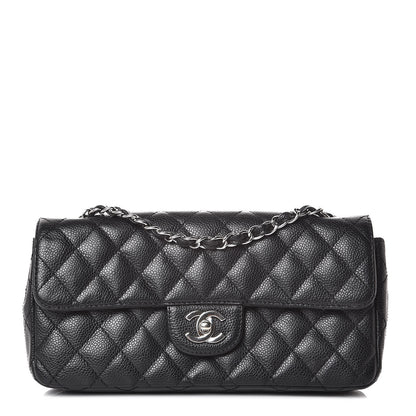 Chanel Caviar Quilted East West Flap Black 1 of 8