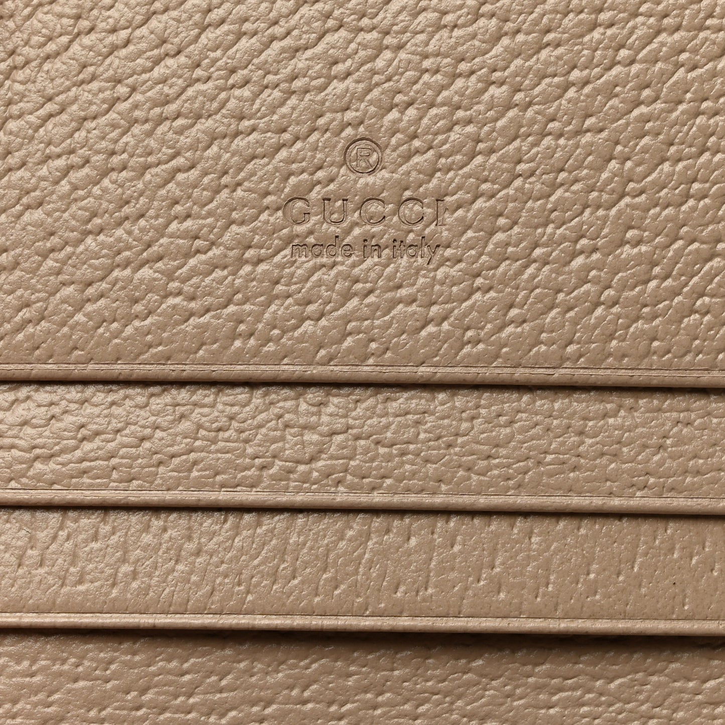 GG Supreme Monogram Textured Dollar Calfskin Web Ophidia Card Case Beige Mystic White Oatmeal