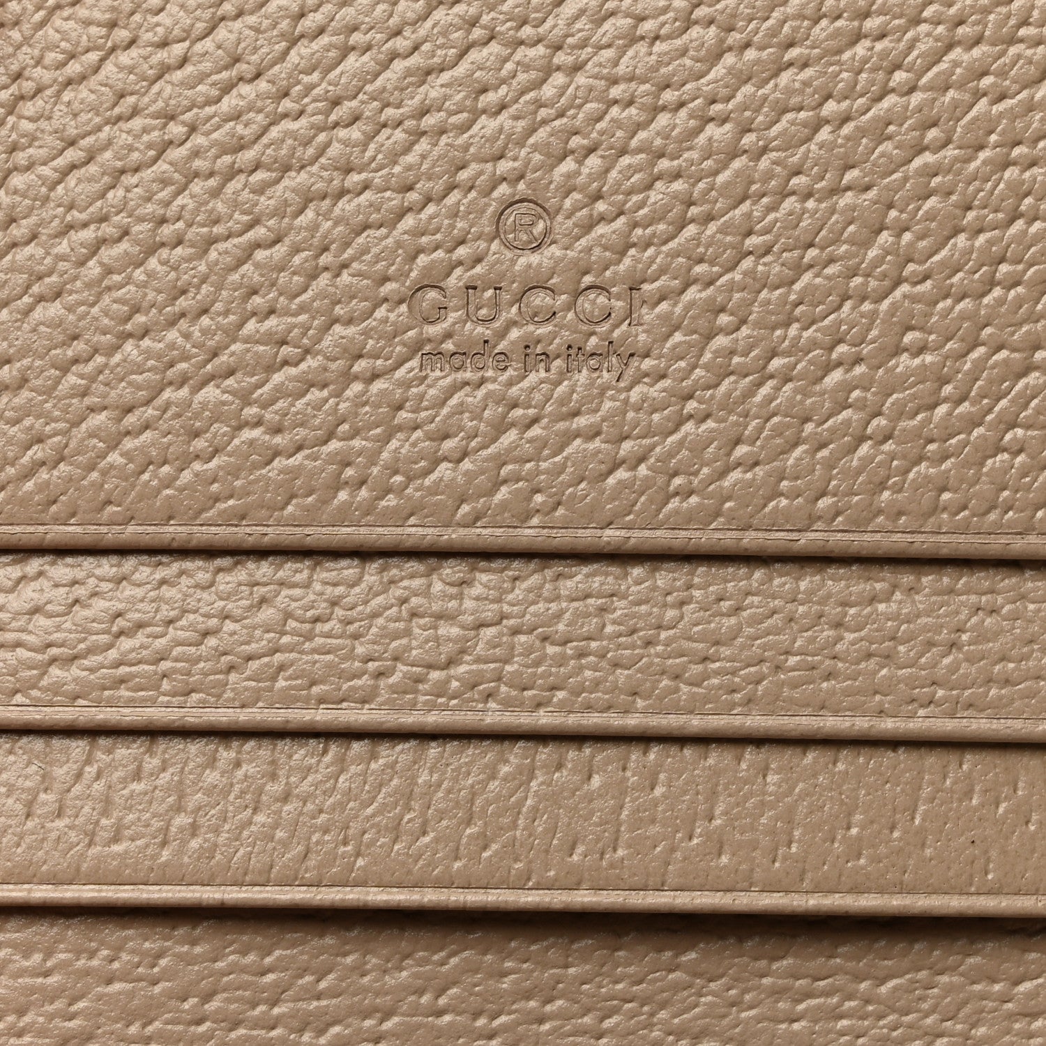 Gucci GG Supreme Monogram Textured Dollar Calfskin Web Ophidia Card Case Beige Mystic White Oatmeal 6 of 8