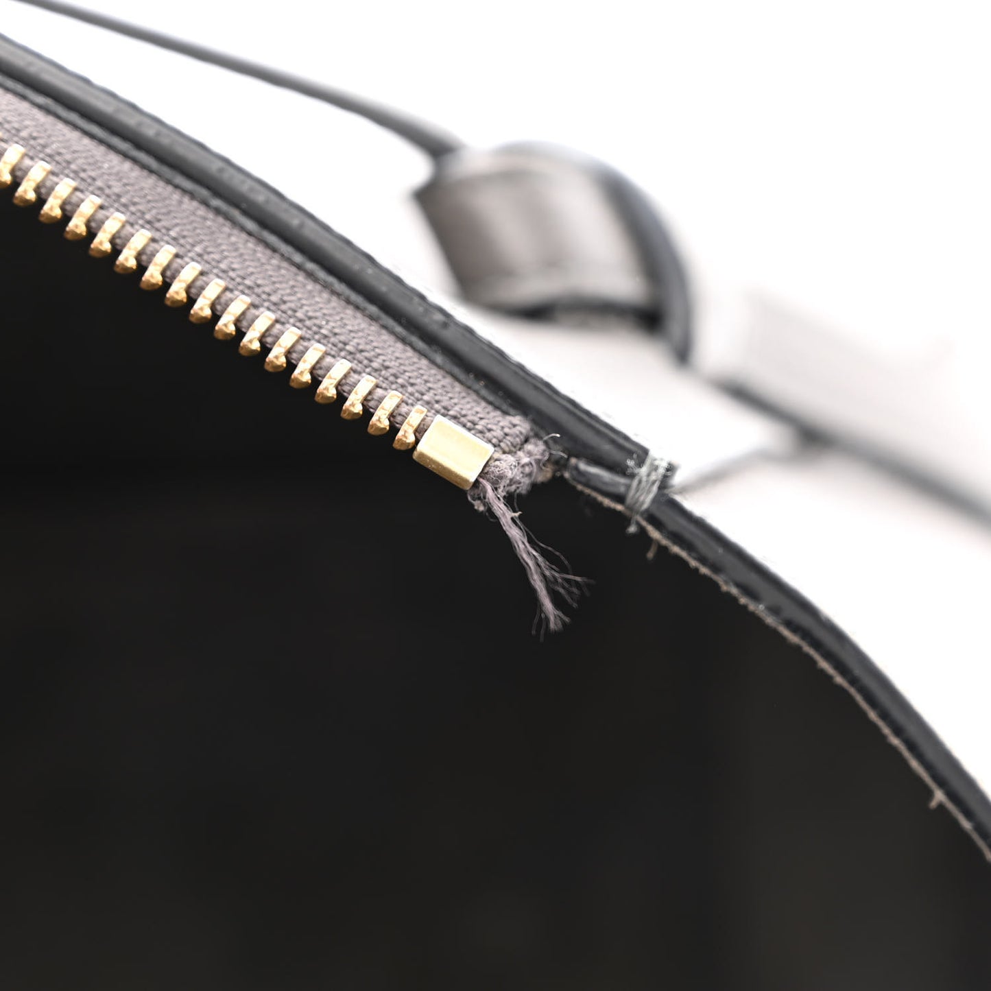 Grained Calfskin Micro Belt Bag Grey