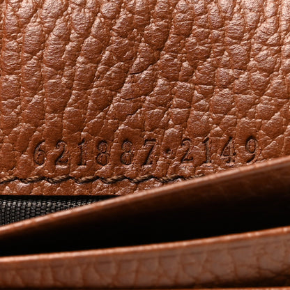Gucci New Denim GG Monogram Dollar Calfskin Horsebit 1955 Card Case Wallet Blue Tea Cuir Epilog 8 of 9