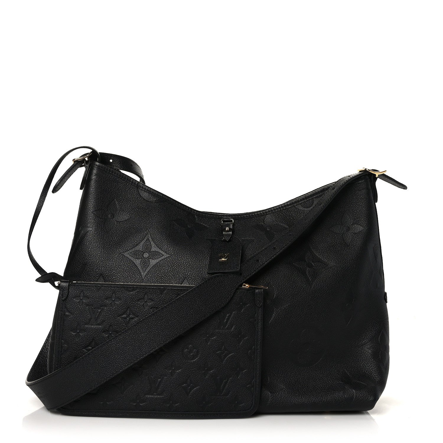 Louis Vuitton Empreinte Monogram Giant CarryAll MM Black 3 of 9