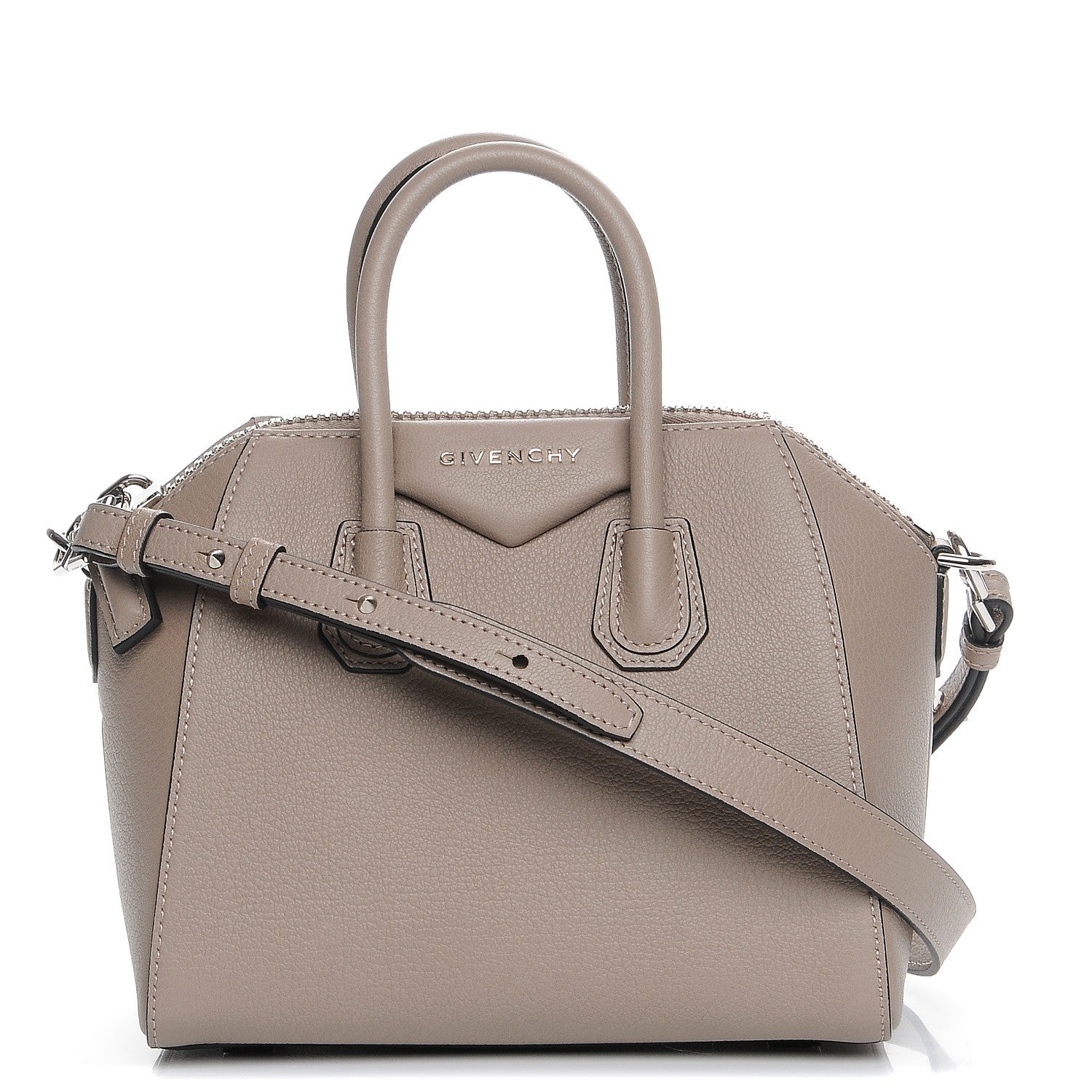 Givenchy Sugar Goatskin Mini Antigona Mastic 1 of 8
