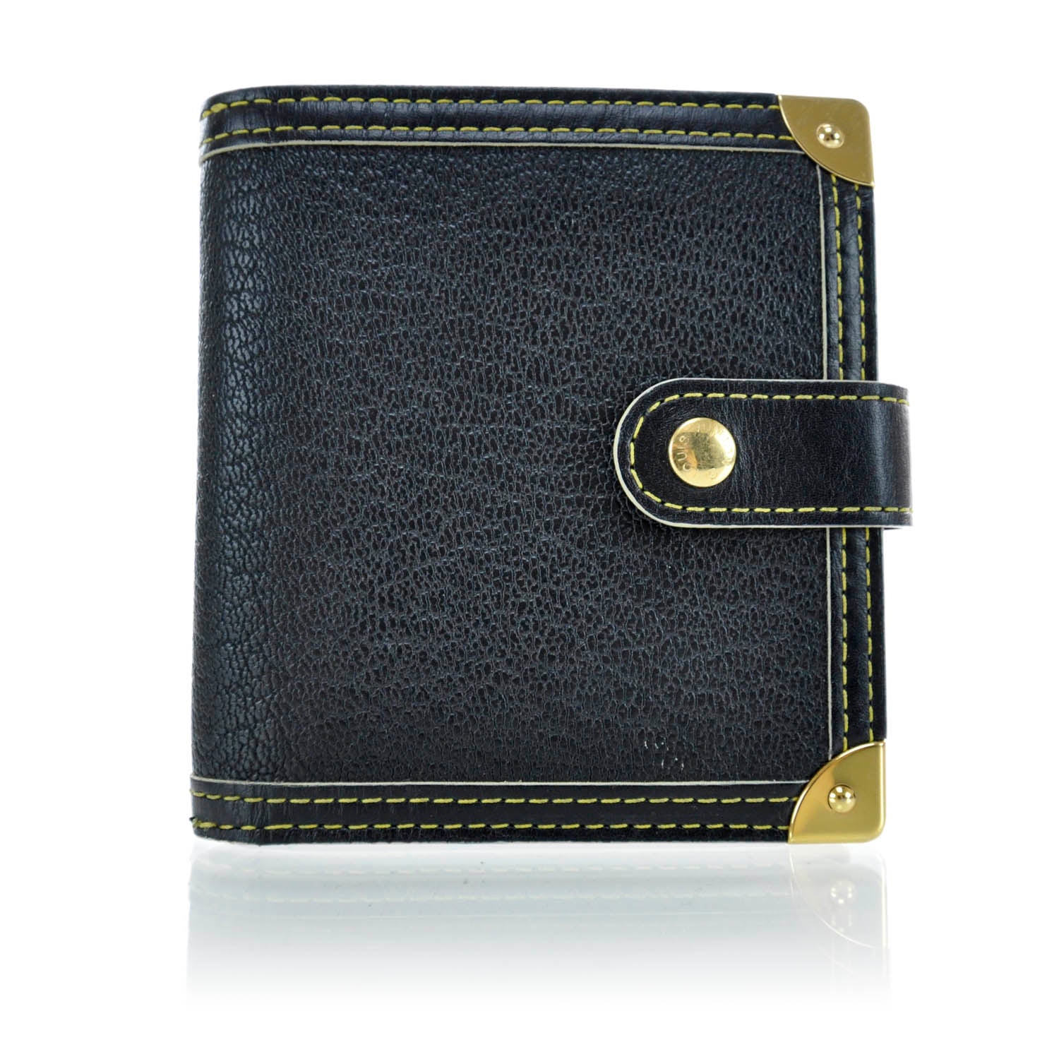 Louis Vuitton Suhali Compact Zipped Wallet Black 1 of 7