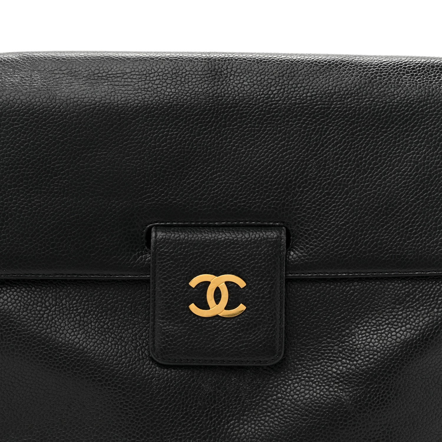 Chanel Caviar CC Shoulder Bag Black 8 of 13