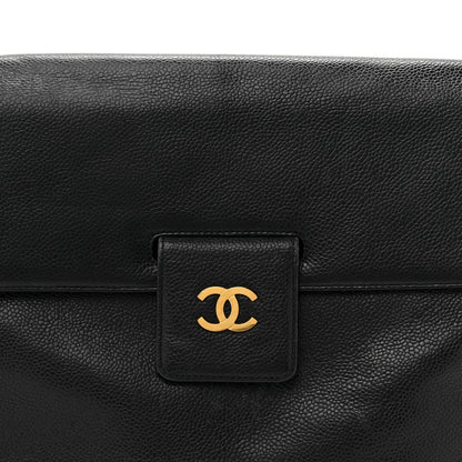 Chanel Caviar CC Shoulder Bag Black 8 of 13