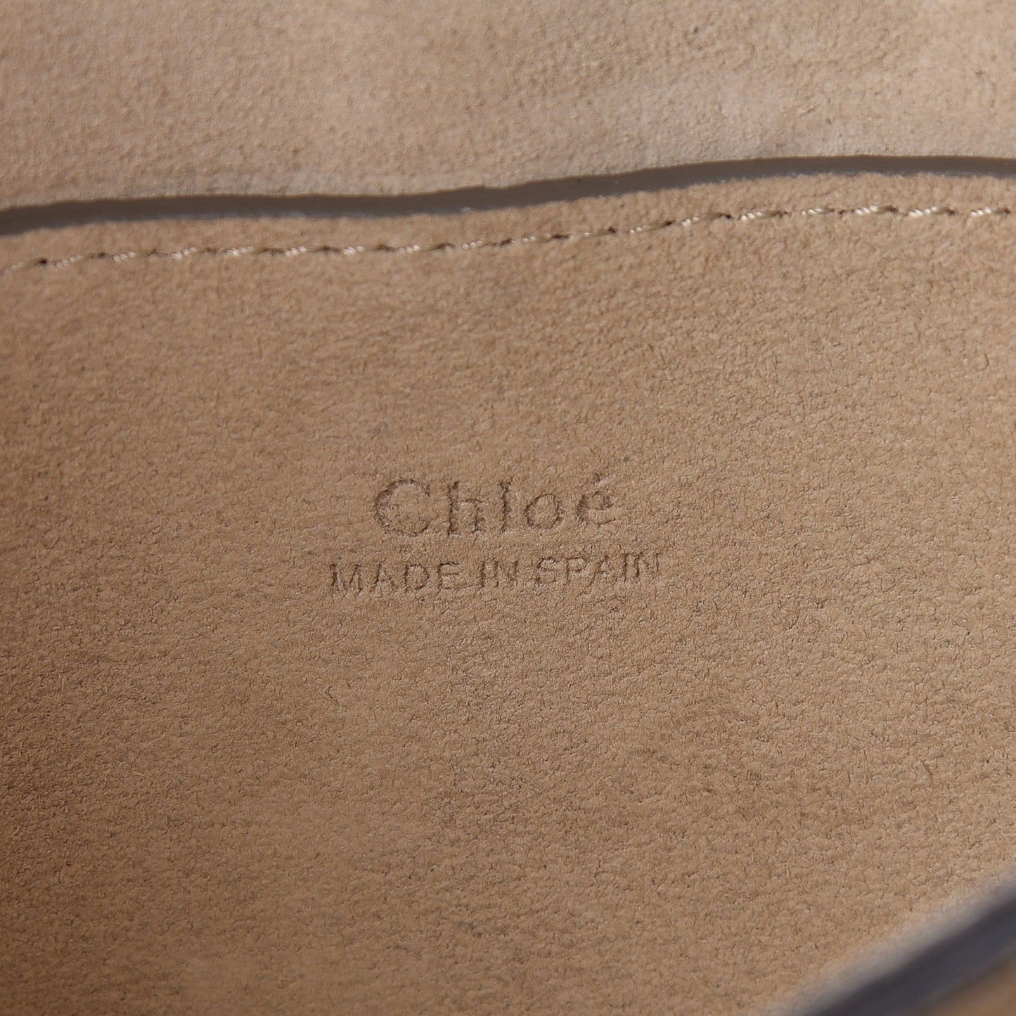 Suede Calfskin Small Faye Shoulder Bag Tobacco