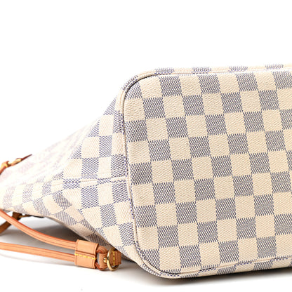 Louis Vuitton Damier Azur Neverfull MM 7 of 9
