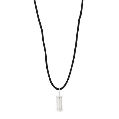 Cartier 18K White Gold LOVE Screwdriver Pendant Cord Necklace 1 of 6