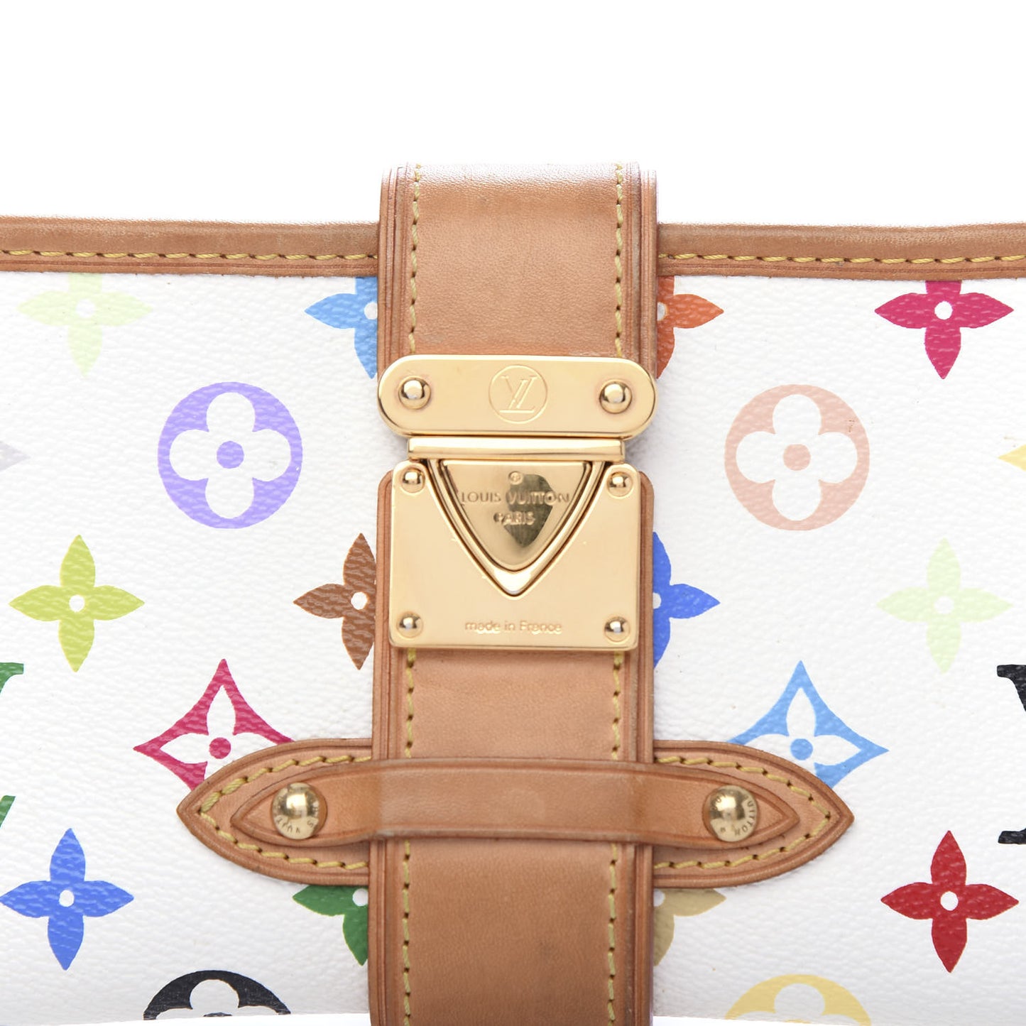 Monogram Multicolor Shirley White