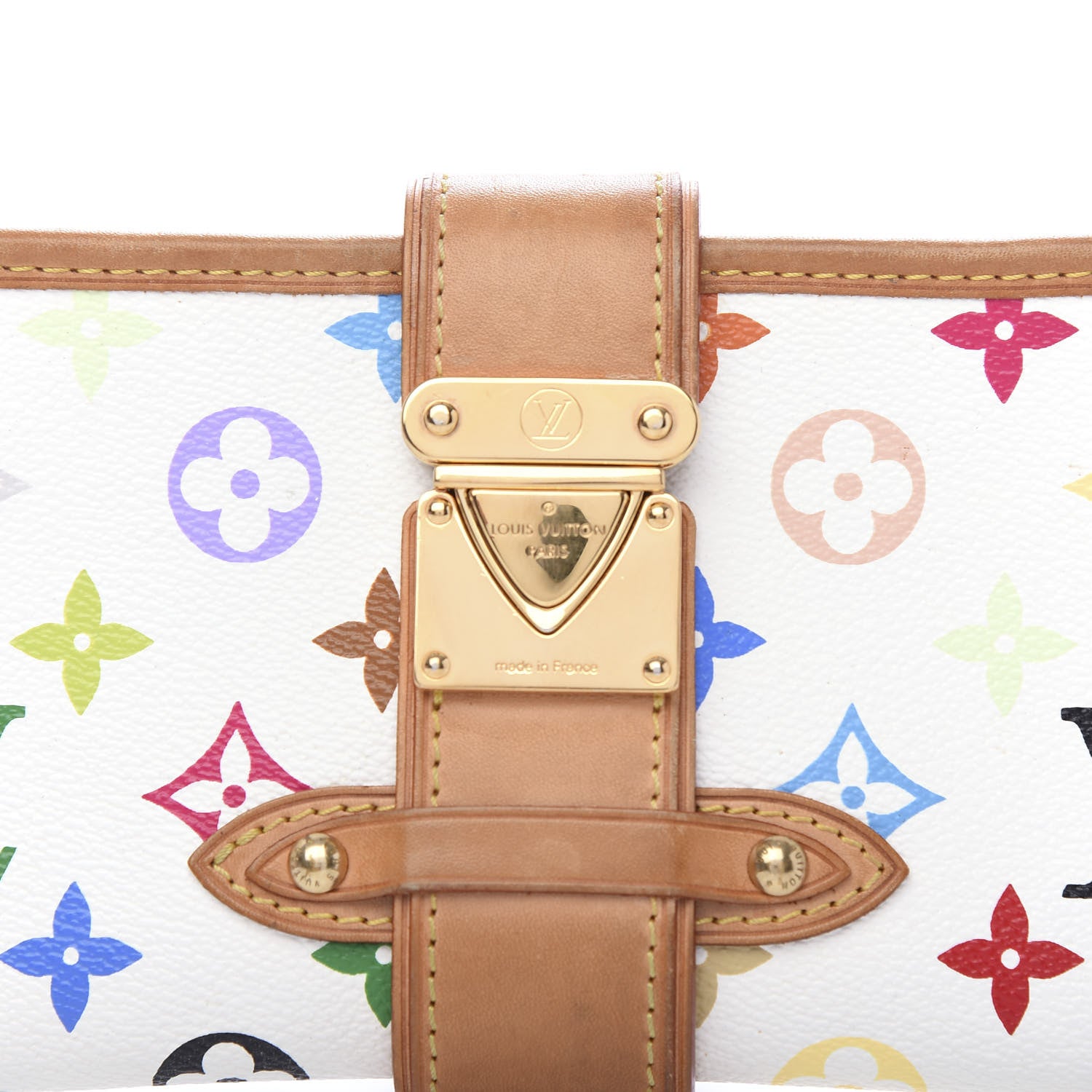 Louis Vuitton Monogram Multicolor Shirley White 10 of 10