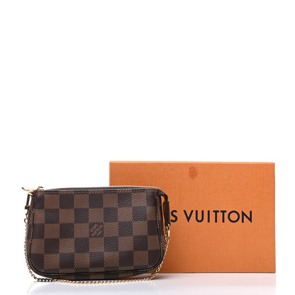 Louis Vuitton Damier Ebene Mini Pochette Accessories 10 of 10