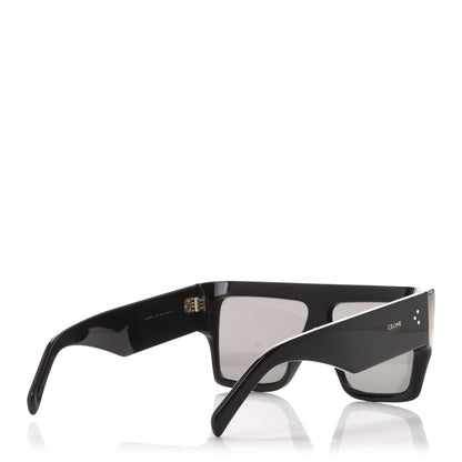 Celine Acetate Rectangular Sunglasses CL400921 Black 4 of 8