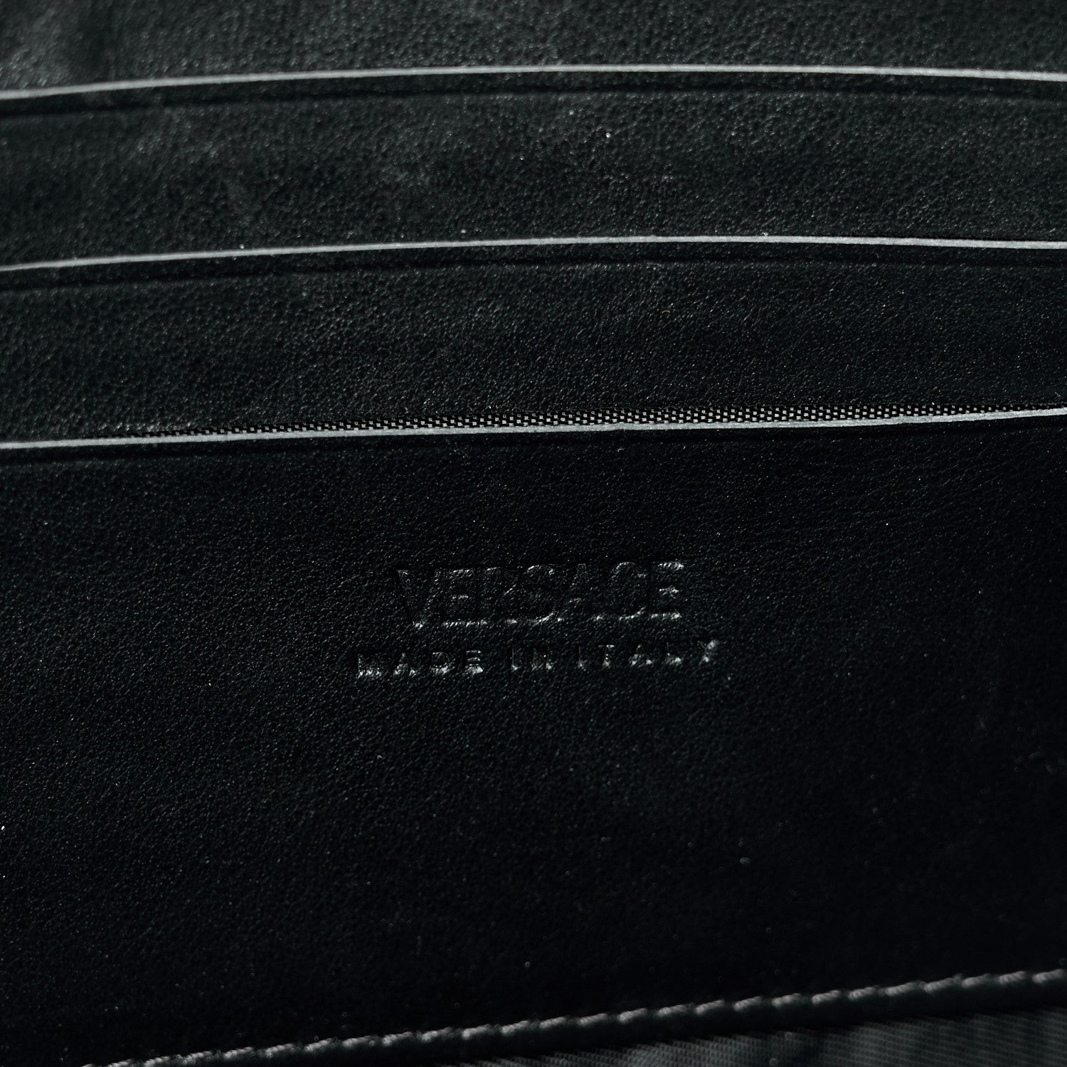 Versace Calfskin Cargo Modular Messenger Bag Black 7 of 22