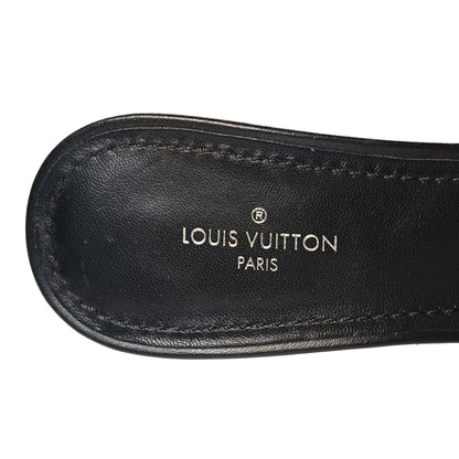 Louis Vuitton Calfskin Pony Hair Leopard Revival Mules 37 Brown 9 of 9