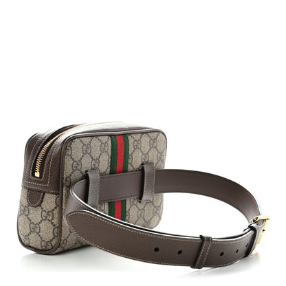Gucci GG Supreme Monogram Web Small Ophidia Belt Bag 75 30 Dark Brown 3 of 10