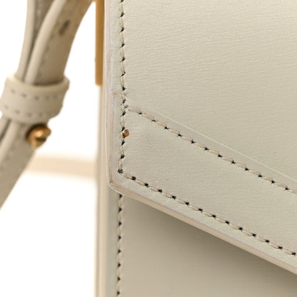 Saint Laurent Smooth Calfskin Medium Classic Monogram Cassandra Top Handle Crema Soft Rouge Legion 15 of 15