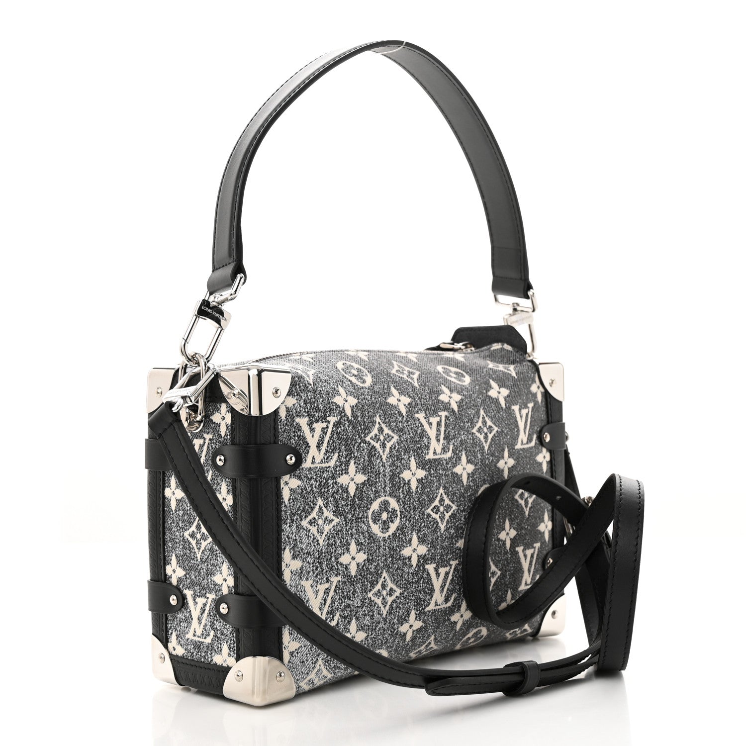 Louis Vuitton Monogram Jacquard Denim Side Trunk Grey 3 of 10