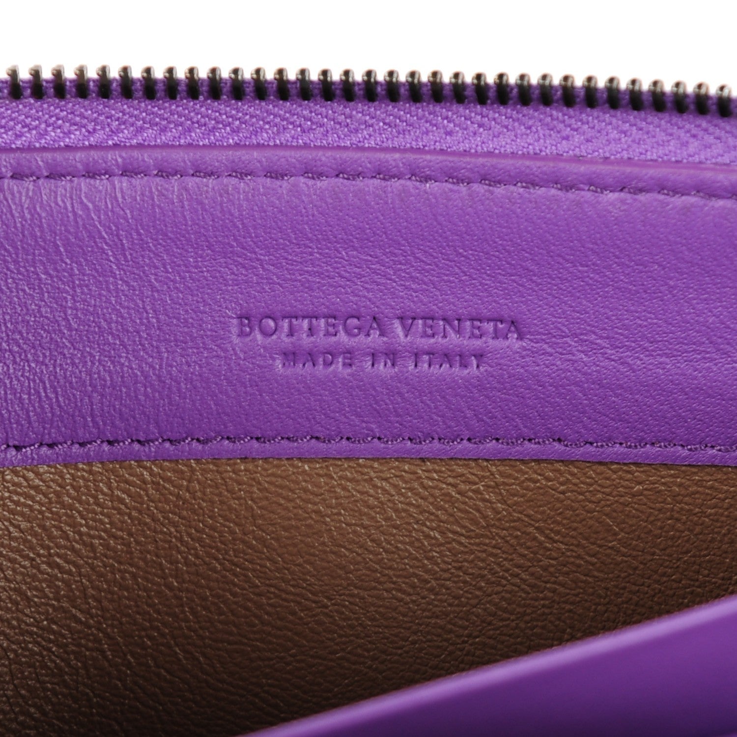 Bottega Veneta Nappa Intrecciato Wristlet Zip Wallet Byzantine 6 of 8
