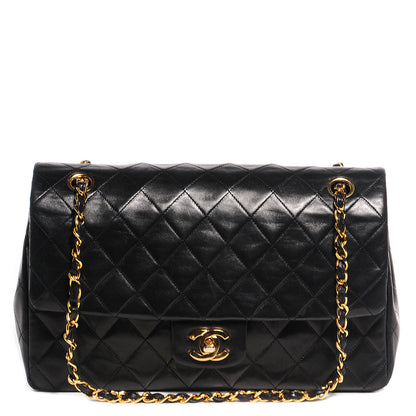 Chanel Lambskin Medium Single Flap w Wallet Black 1 of 12