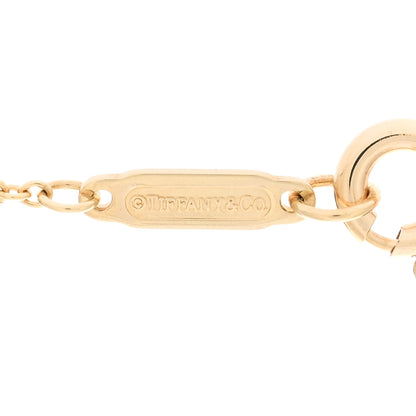 Tiffany 18K Yellow Gold Mini Bow Pendant Necklace 4 of 5
