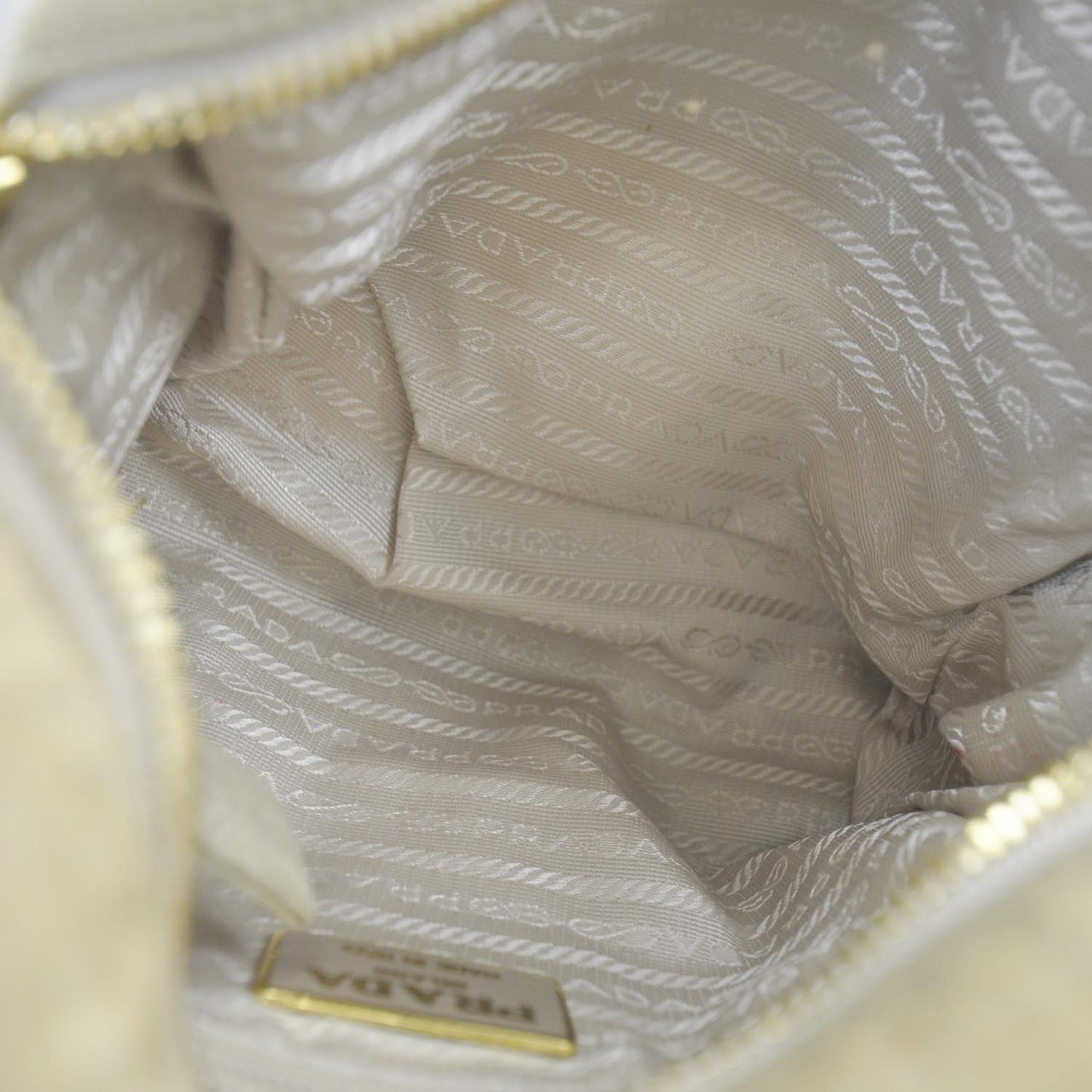Suede Scamosciato Shoulder Bag Beige