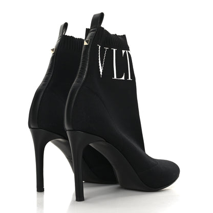 Valentino Garavani Body Tech Knit Sock Boots 36 Black 4 of 7