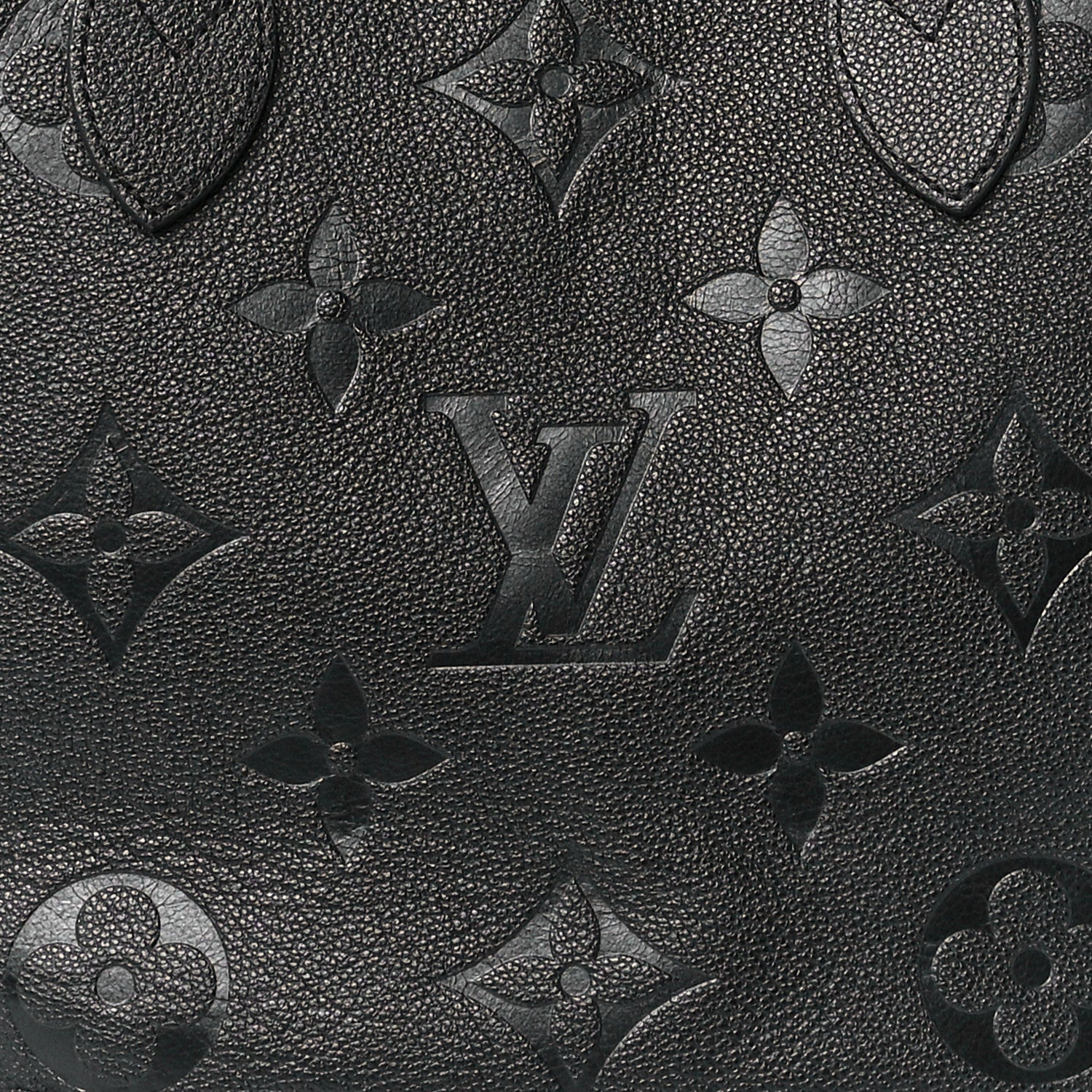 Louis Vuitton Empreinte Monogram Giant Neverfull MM Black 8 of 10