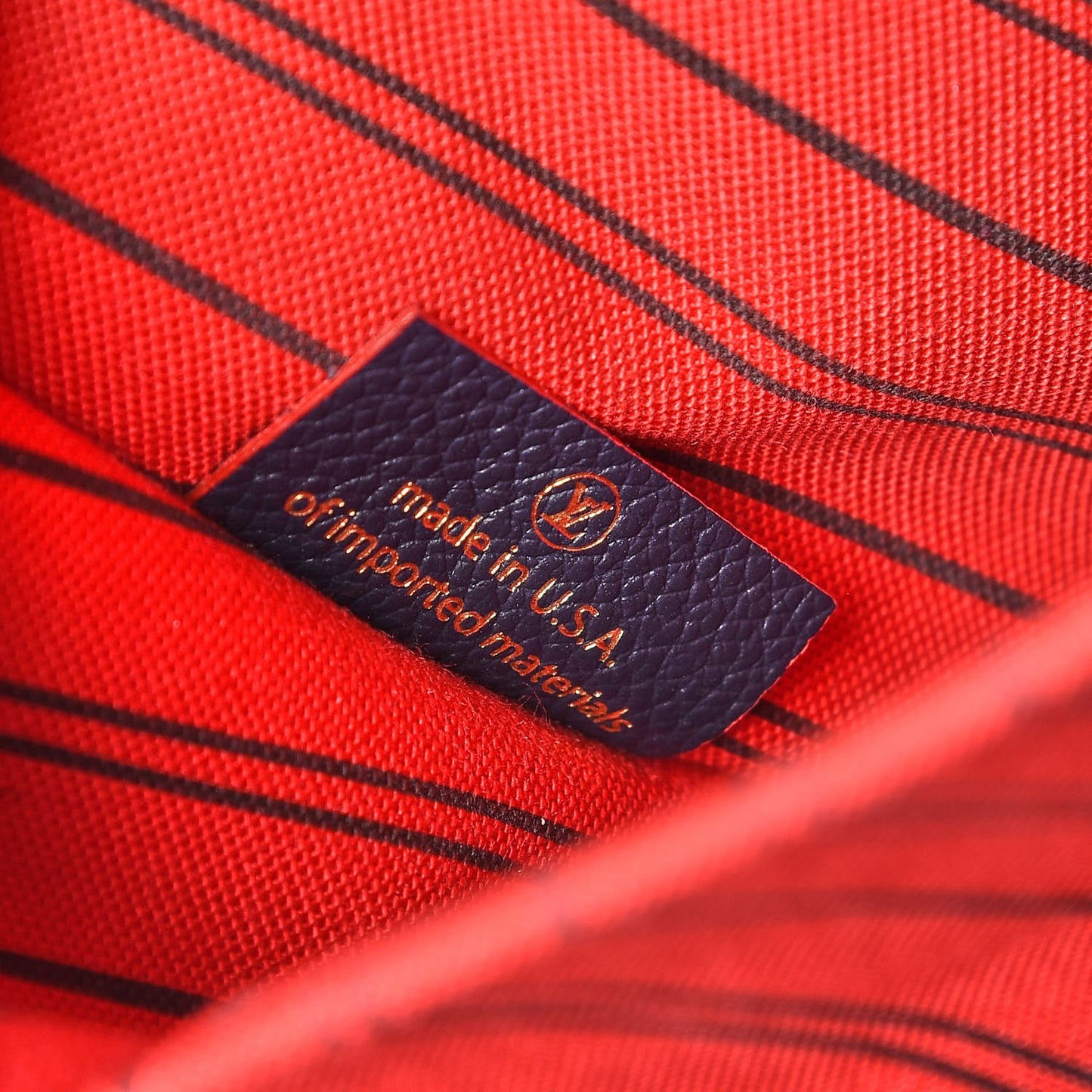 Empreinte Pochette Metis Marine Rouge