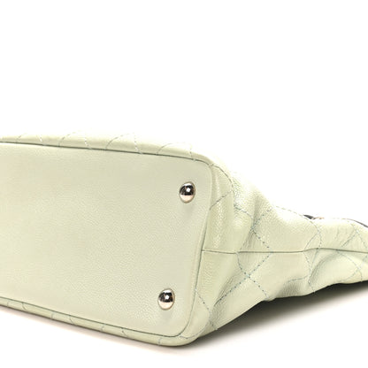 Chanel Grained Calfskin Shopping Fever Tote Green 11 of 11