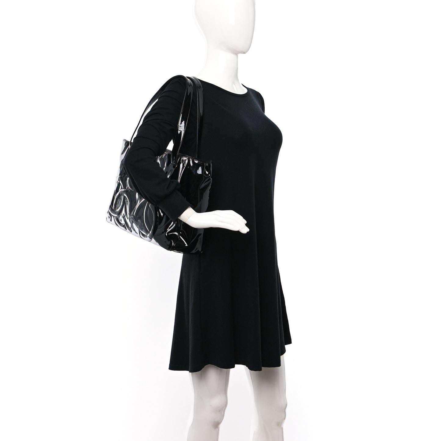 Patent CC Mini Tote Black