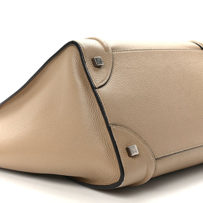 Celine Drummed Calfskin Mini Luggage Dune 7 of 10