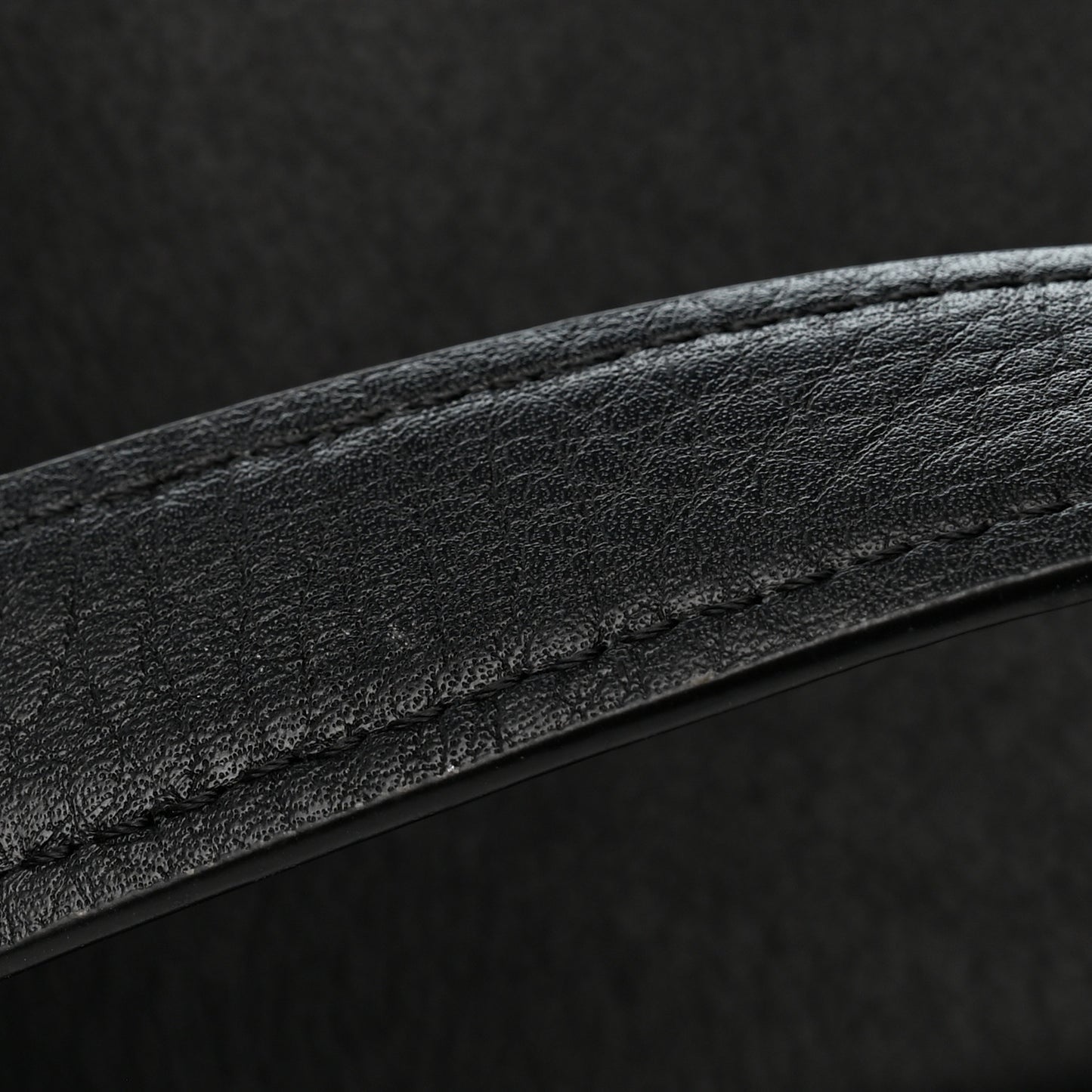 Grained Calfskin Large N/S Park Tote Black