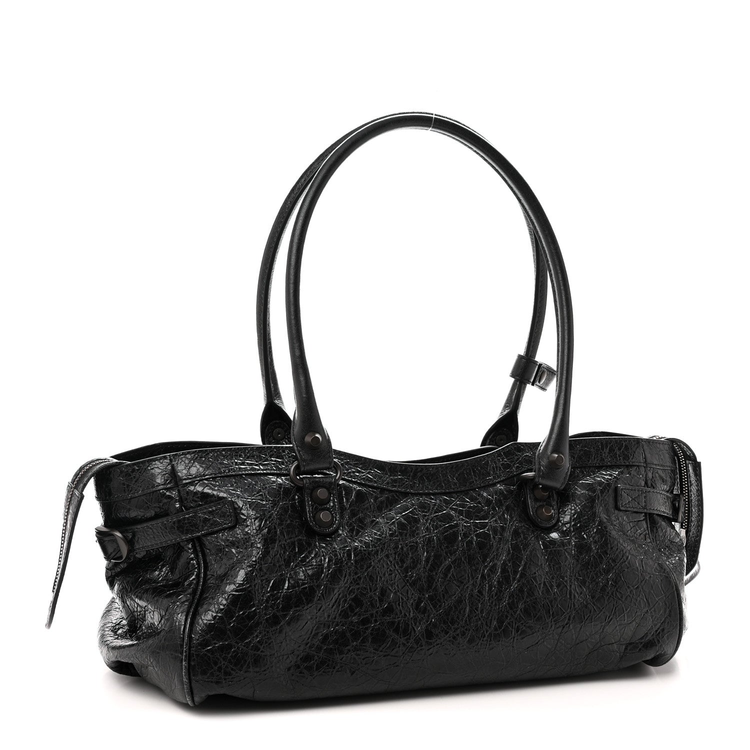 Balenciaga Agneau Arena Classic Hardware East West Le City Black 3 of 10