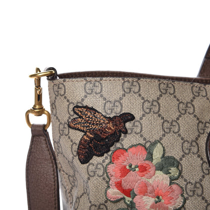 Gucci Soft GG Supreme Monogram Courrier Medium Crossbody Tote Beige New Acero 10 of 17