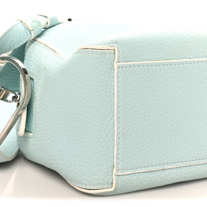 Delvaux Taurillon Soft Mini Cool Box Satchel Light Blue 8 of 9