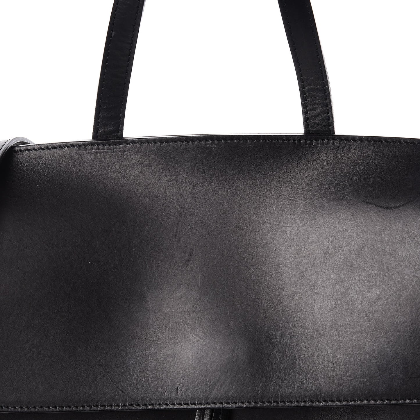 Calfskin Mini Lady Bag Black Flamma