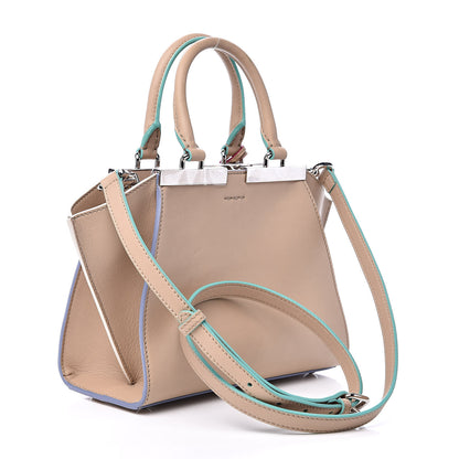 Fendi Vitello Dolce Mini 3Jours Tote Plaster 3 of 11