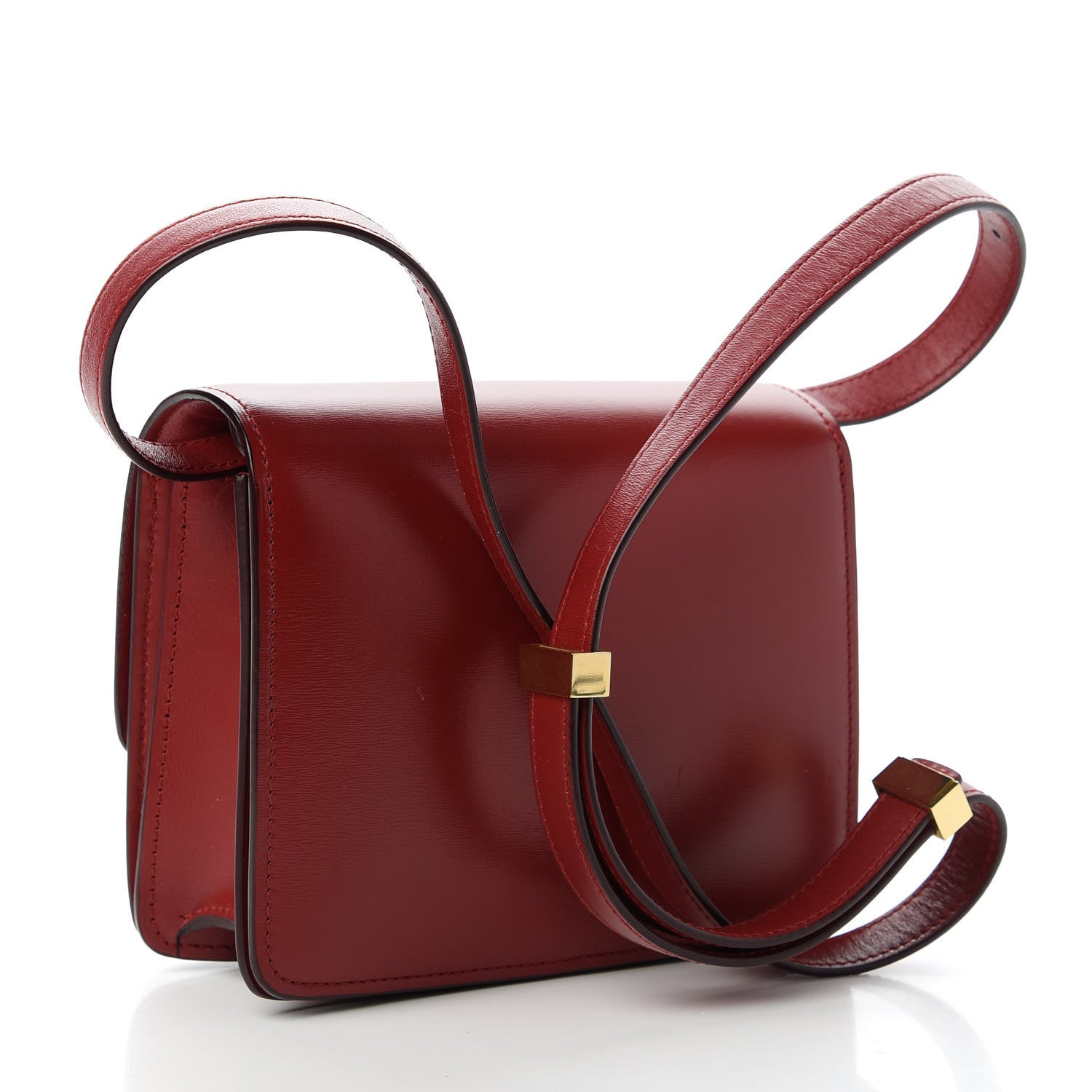 Celine Smooth Calfskin Small Classic Box Flap Red 3 of 10