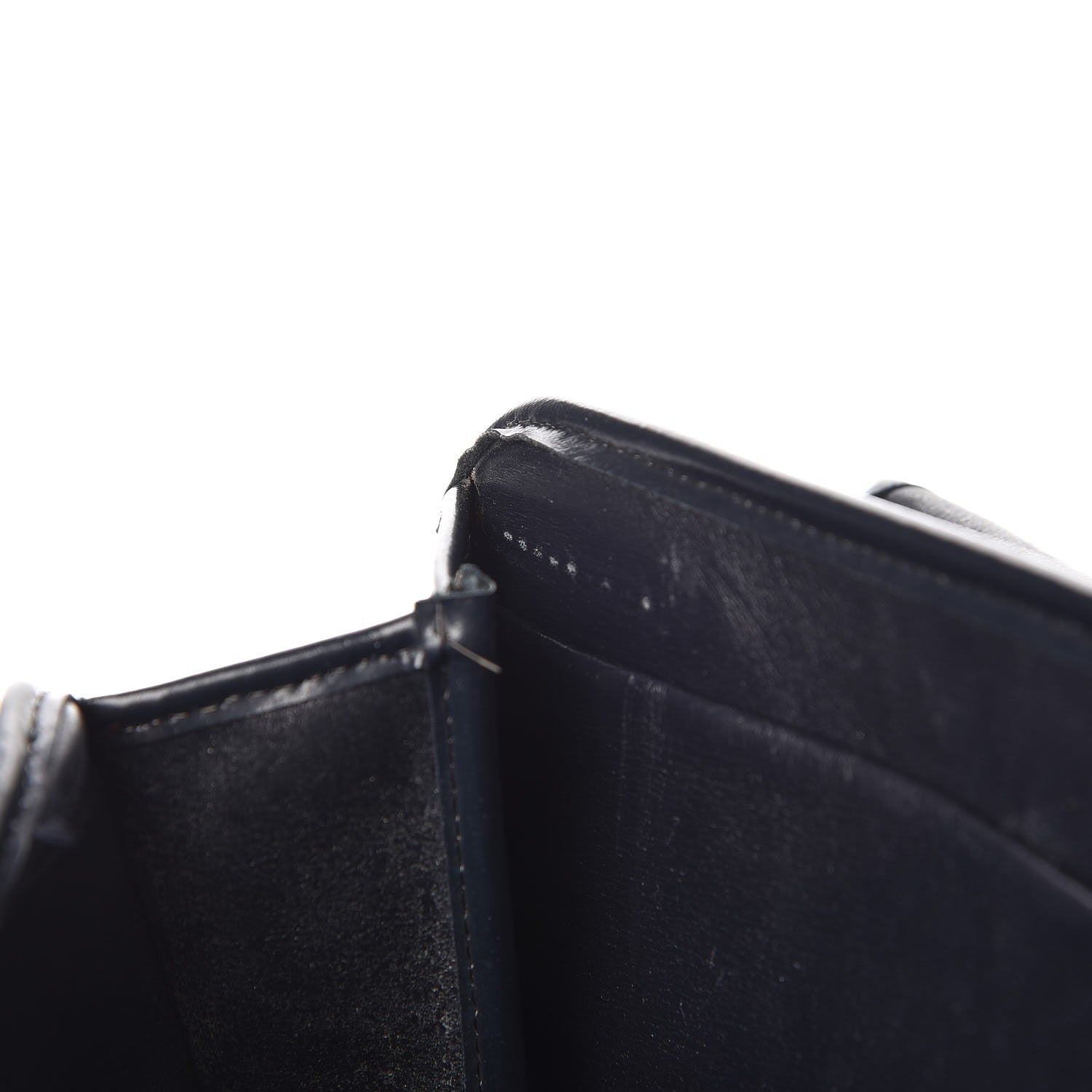 Christian Dior Monogram Flap Navy Blue 10 of 14