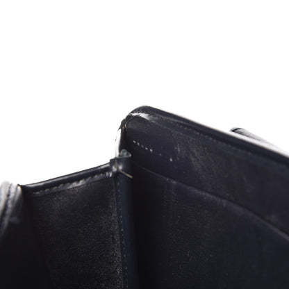 Christian Dior Monogram Flap Navy Blue 10 of 14