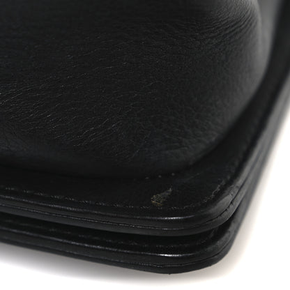 Chanel Calfskin Double Stitch Medium Boy Flap Black 12 of 12