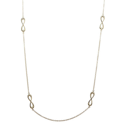 Tiffany 18K Yellow Gold Infinity Endless Necklace 1 of 6
