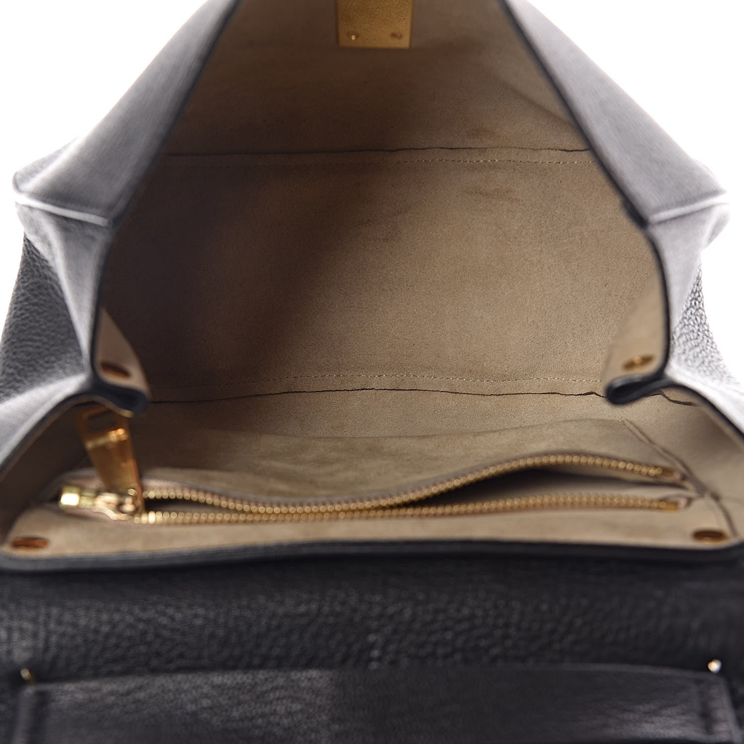 Chloe Grained Lambskin Large Drew Shoulder Bag Black 5 of 19