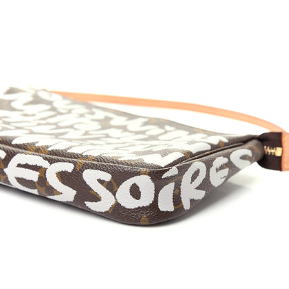 Louis Vuitton Monogram Graffiti Pochette Accessories Silver 9 of 9