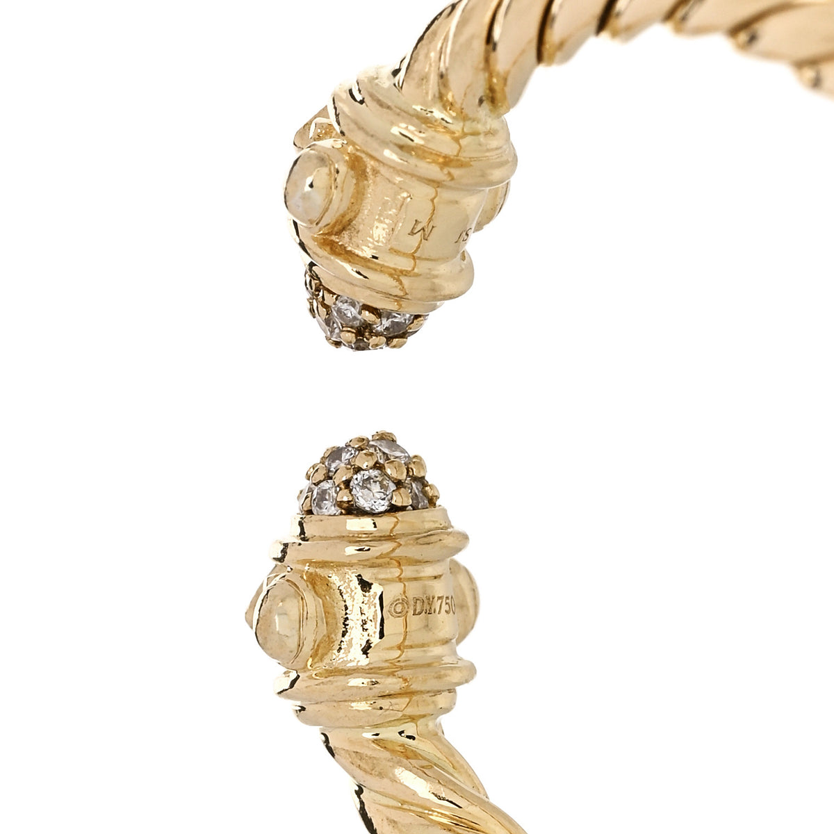 18K Yellow Gold Diamond Renaissance Ring 52 6