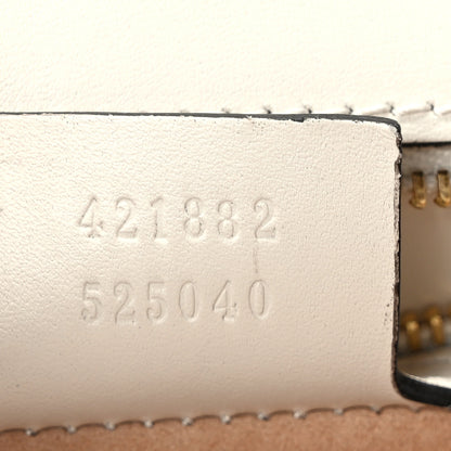 Gucci Calfskin Small Sylvie Shoulder Bag Off White 7 of 9