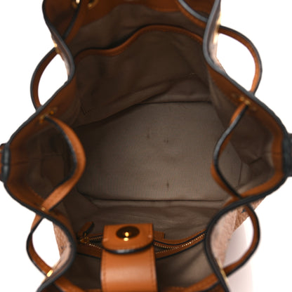 MCM Visetos Small Aren Drawstring Bag Cognac 5 of 8
