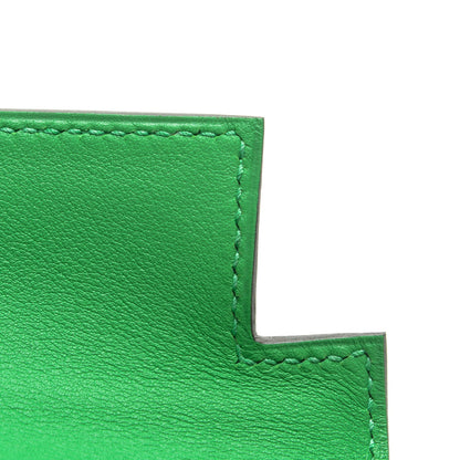 Hermes Swift Kelly Cut Clutch Pochette Bambou 12 of 22
