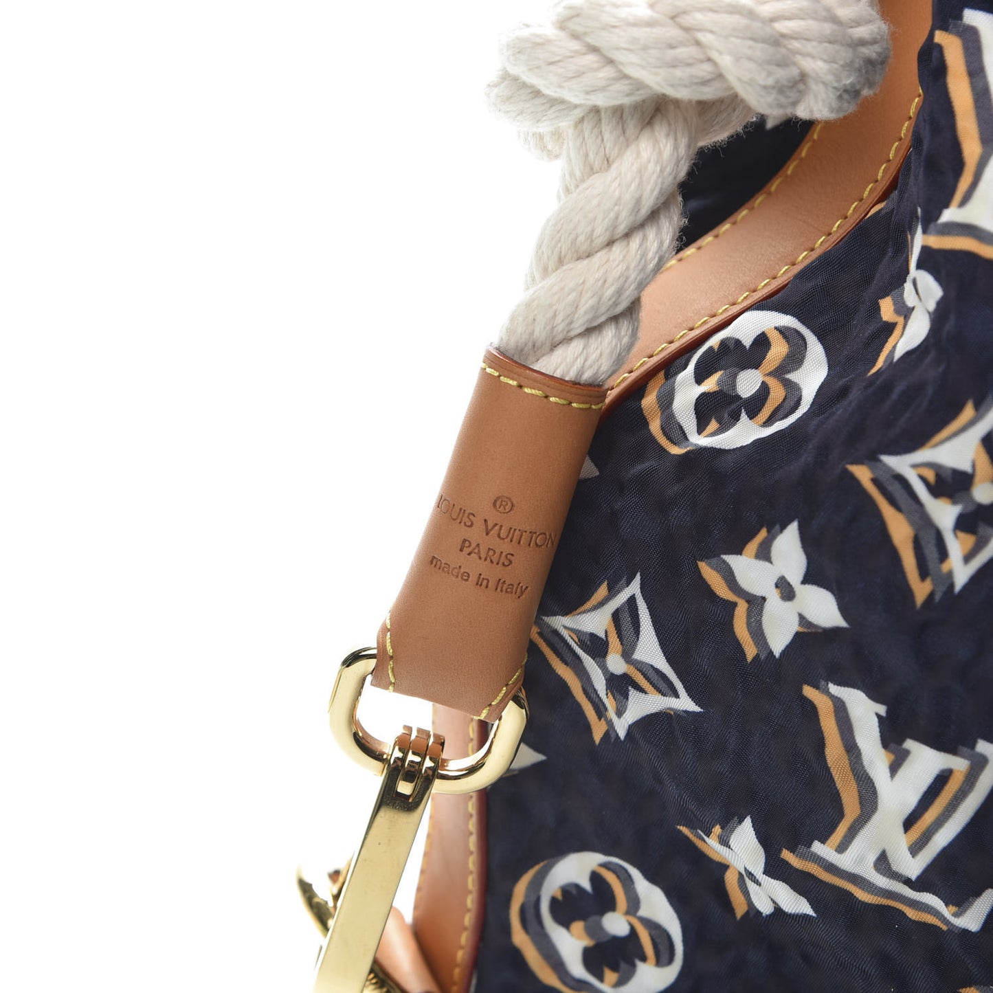 Canvas Monogram Cruise Bulles MM Navy
